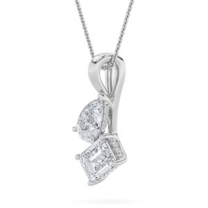 Radiant Shaped Lab Grown Diamond (F/VS) TOI Et ...