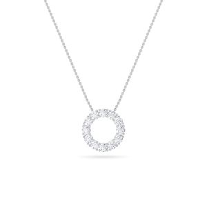 Round Shaped Lab Grown Diamond (F/VS) Circle Pe...