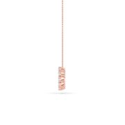 Round Shaped Lab Grown Diamond (F/VS) Circle Pendant in 14K Gold