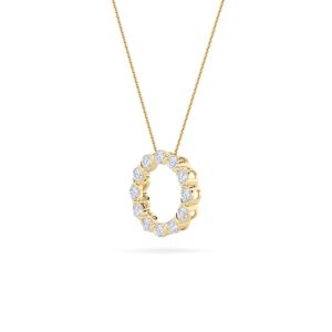 Round Shaped Lab Grown Diamond (F/VS) Circle Pe...