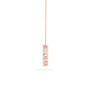 Round Shaped Lab Grown Diamond (F/VS) Circle Pendant in 14K Gold