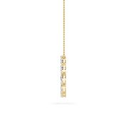 Marquise Shaped Lab Grown Diamond (F/VS) Circle Necklace in 14K Gold
