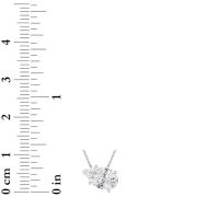 Pear Shaped Lab Grown Diamond (F/VS) East West Solitaire Necklace in 14K Gold
