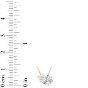 Pear Shaped Lab Grown Diamond (F/VS) East West Solitaire Necklace in 14K Gold