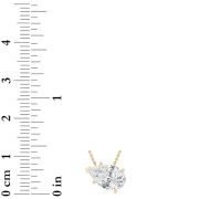 Pear Shaped Lab Grown Diamond (F/VS) East West Solitaire Necklace in 14K Gold