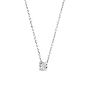 Round Shaped Lab Grown Diamond (F/VS) Solitaire...