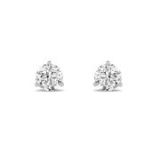 2.5Cttw Round Shaped Lab Grown Diamond (F/VS) Earrings in 14K Gold