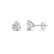 2.5Cttw Round Shaped Lab Grown Diamond (F/VS) Earrings in 14K Gold