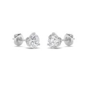 2.5Cttw Round Shaped Lab Grown Diamond (F/VS) Earrings in 14K Gold