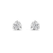2.5Cttw Round Shaped Lab Grown Diamond (F/VS) Earrings in 14K Gold