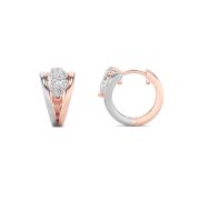 Pear Shaped Lab Grown Diamond (F/VS) Fashion Earrings in 14K Gold