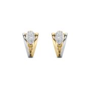 Pear Shaped Lab Grown Diamond (F/VS) Fashion Earrings in 14K Gold