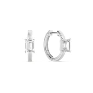 Emerald Shaped Lab Grown Diamond (F/VS) Solitai...