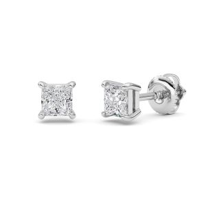 1Cttw Princess Shaped Lab Grown Diamond (F/VS) ...