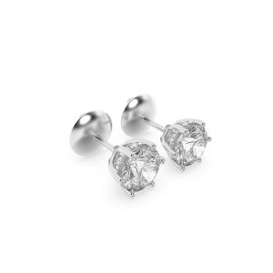 3Cttw Round Shaped Lab Grown Diamond (F/VS) Hid...