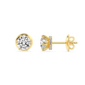 3Cttw Round Shaped Lab Grown Diamond (F/VS) Hid...