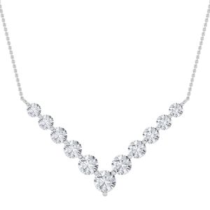 Round Shaped Lab Grown Diamond (F/VS) Graduatin...