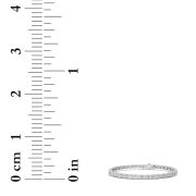 Oval Shaped Lab Grown Diamond (F/VS) Classic Line Bracelet in 14K Gold