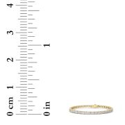 Oval Shaped Lab Grown Diamond (F/VS) Classic Line Bracelet in 14K Gold