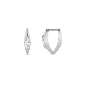 Marquise Shaped Lab Grown Diamond (F/VS) Solita...