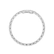 Emerald Shaped Lab Grown Diamond (F/VS) Tennis Bracelet in 14K Gold