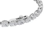 Oval Shaped Lab Grown Diamond (F/VS) Bracelet in 14K Gold