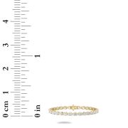 Oval Shaped Lab Grown Diamond (F/VS) Bracelet in 14K Gold