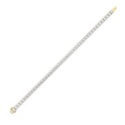 Round Shaped Lab Grown Diamond (F/VS) Bracelet in 14K Gold