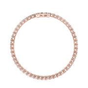 Emerald Shaped Lab Grown Diamond (F/VS) East West Line Bracelet in 14K Gold