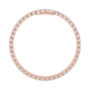 Oval Shaped Lab Grown Diamond (F/VS) East West Line Bracelet in 14K Gold