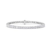 Oval Shaped Lab Grown Diamond (F/VS) Bracelet in 14K Gold