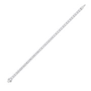 Oval Shaped Lab Grown Diamond (F/VS) Bracelet in 14K Gold