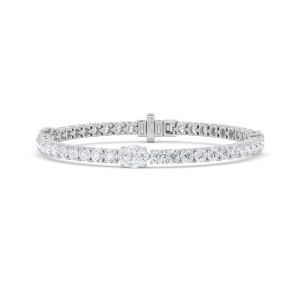 Oval Shaped Lab Grown Diamond (F/VS) East West ...