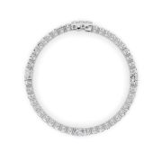Pear Shaped Lab Grown Diamond (F/VS) East West Station Bracelet in 14K Gold