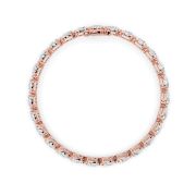 Pear Shaped Lab Grown Diamond (F/VS) Fancy Line Bracelet in 14K Gold