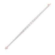 Marquise Shaped Lab Grown Diamond (F/VS) Bracelet in 14K Gold