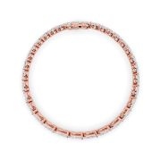 Marquise Shaped Lab Grown Diamond (F/VS) Bracelet in 14K Gold
