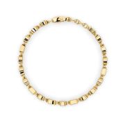 Mix Shaped Lab Grown Diamond (G/VS) Bracelet in 14K Gold