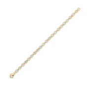 Mix Shaped Lab Grown Diamond (G/VS) Bracelet in 14K Gold