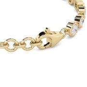 Mix Shaped Lab Grown Diamond (G/VS) Bracelet in 14K Gold