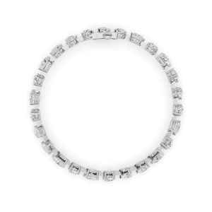 Mix Shaped Lab Grown Diamond (F/VS) Bracelet in...
