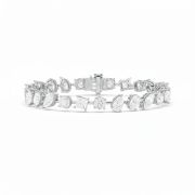 Mix Shaped Lab Grown Diamond (F/VS) Bracelet in 14K Gold