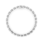 Mix Shaped Lab Grown Diamond (F/VS) Bracelet in 14K Gold