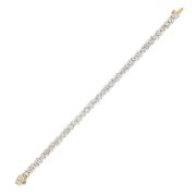 Mix Shaped Lab Grown Diamond (F/VS) Bracelet in 14K Gold