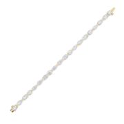 Mix Shaped Lab Grown Diamond (F/VS) Bracelet in 14K Gold