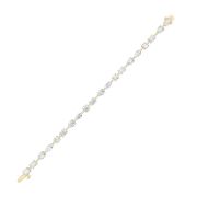 Mix Shaped Lab Grown Diamond (F/VS) Bracelet in 14K Gold