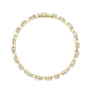 Mix Shaped Lab Grown Diamond (F/VS) Bracelet in 14K Gold