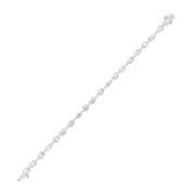 Mix Shaped Lab Grown Diamond (F/VS) Bracelet in 14K Gold
