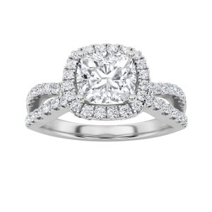 Elongated Cushion Shaped Lab Grown Diamond (F/V...